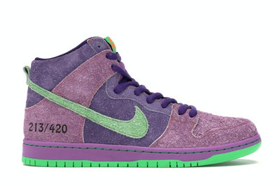 Nike SB Dunk High Reverse Skunk 420