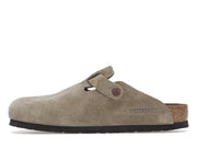 Birkenstock Boston Soft Footbed Suede Taupe